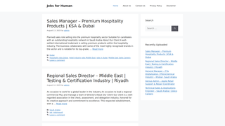 Thumbnail of jobsforhuman.com