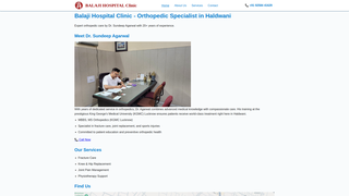 Thumbnail of balajihospitalhaldwani.com