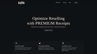 Thumbnail of aurareceipts.com