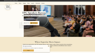 Thumbnail of tpgspeakersbureau.com