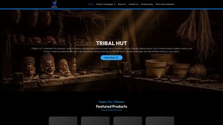 Thumbnail of tribal-hut.com