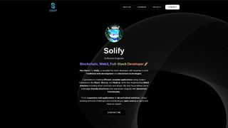 Screenshot of solify-dev.org