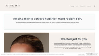 Screenshot of activeskinpr.com