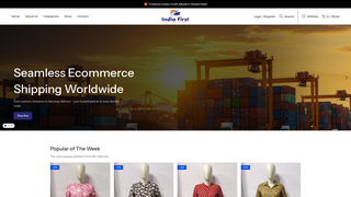 Thumbnail of indiafirstexport.com