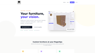 Screenshot of meublier.com