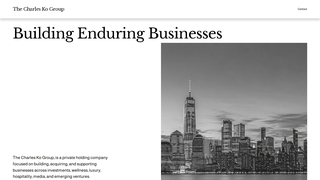 Screenshot of charleskogroup.com