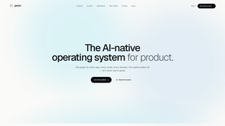 Screenshot of prom-os.com