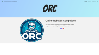 Thumbnail of onlineroboticscompetition.com