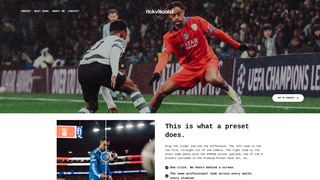 Screenshot of rickvisualsz.com