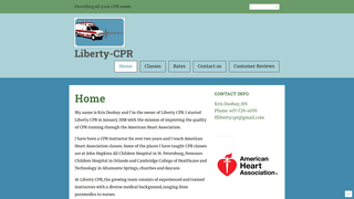Thumbnail of liberty-cpr.com