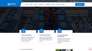 Screenshot of nastasecommercial.com