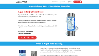 Thumbnail of getaquavital.com