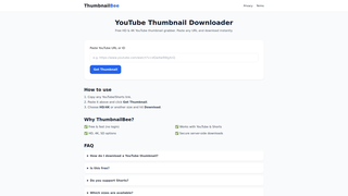 Thumbnail of thumbnailbee.com
