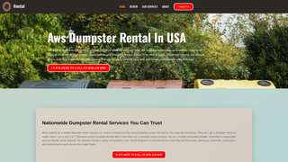 Thumbnail of awsdumpsterrental.com