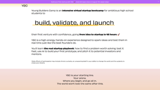 Thumbnail of youngbuilderscamp.com
