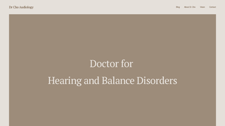 Thumbnail of drchoaudiology.com
