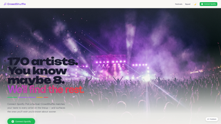 Screenshot of crowdshuffle.com