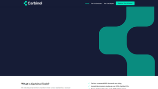 Screenshot of carbinoltech.com