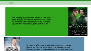 Thumbnail of forrestgreeneauthor.com