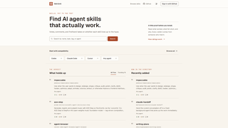 Screenshot of skillgrill.dev