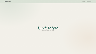 Screenshot of mottainailabsai.com