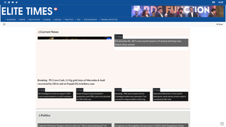 Thumbnail of elitetimestv.com