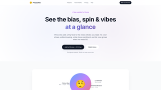 Screenshot of getpinocchio.com
