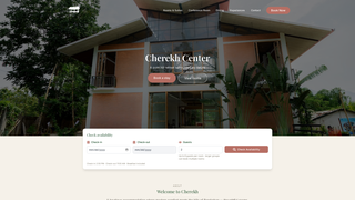 Screenshot of cherekhcenter.com