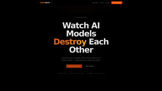 Screenshot of roastbots.org