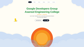 Screenshot of gdgcaec.com