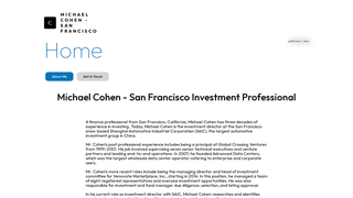 Thumbnail of michaelcohen-sf.com