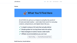 Thumbnail of liftwithai.com