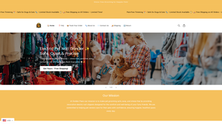 Thumbnail of goldenpawpets.com