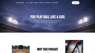 Screenshot of youplayballlikeagirl.org