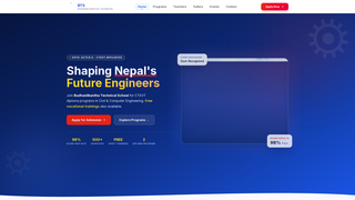 Screenshot of bnktechschool.com