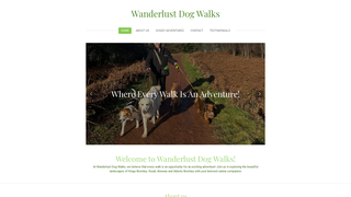 Thumbnail of wanderlustdogwalks.com