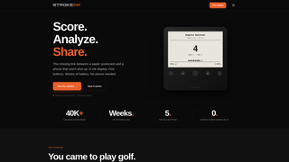 Screenshot of strokeink.com