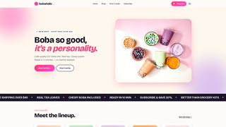 Screenshot of bobaholic.us