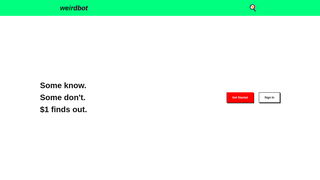 Thumbnail of askweirdbot.com