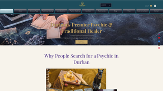 Screenshot of psychichealerdurban.com