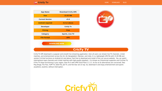 Thumbnail of cricfytvapps.org