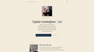 Screenshot of captaincunningham.com