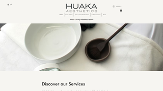 Screenshot of huakaaesthetics.com