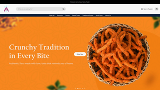 Thumbnail of archanahomefoods.com