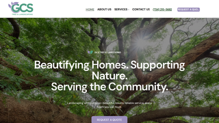 Thumbnail of gcstreeandlandscaping.com