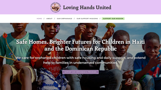 Screenshot of lovinghandsunited.com