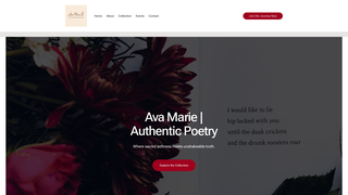 Thumbnail of avamarieauthenticpoetry.com