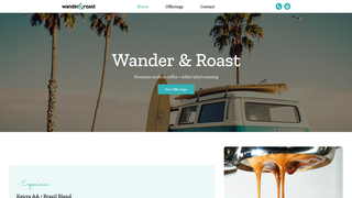 Thumbnail of wanderandroast.com