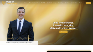 Screenshot of talesofleaderships.com