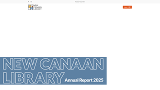 Thumbnail of newcanaanlibraryannualreport.org